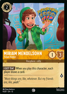 Attack of the Vine! - 9/207 Miriam Mendelsohn – Ticket Holder C