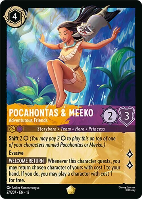 Attack of the Vine! - 27/207 Pocahontas & Meeko – Adventurous Friends L