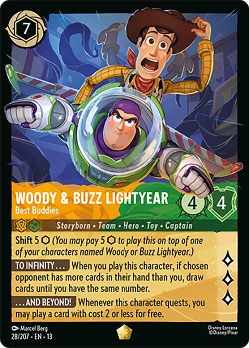Attack of the Vine! - 28/207 Woody & Buzz Lightyear – Best Buddies L