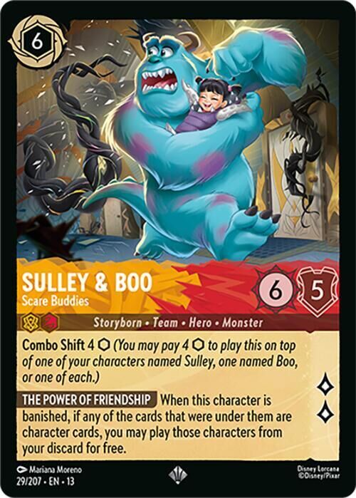 Attack of the Vine! - 29/207 Sulley & Boo – Scare Buddies SR