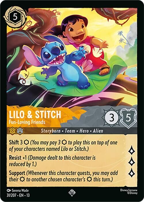 Attack of the Vine! - 31/207 Lilo & Stitch - Fun-Loving Friends SR