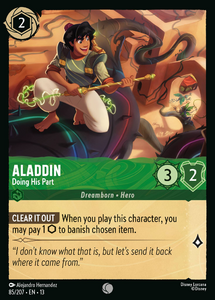 Attack of the Vine! - 85/207 Aladdin - Doing His Part C