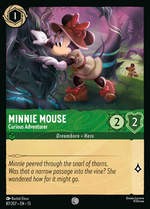 Attack of the Vine! - 87/207 Minnie Mouse - Curious Adventurer C