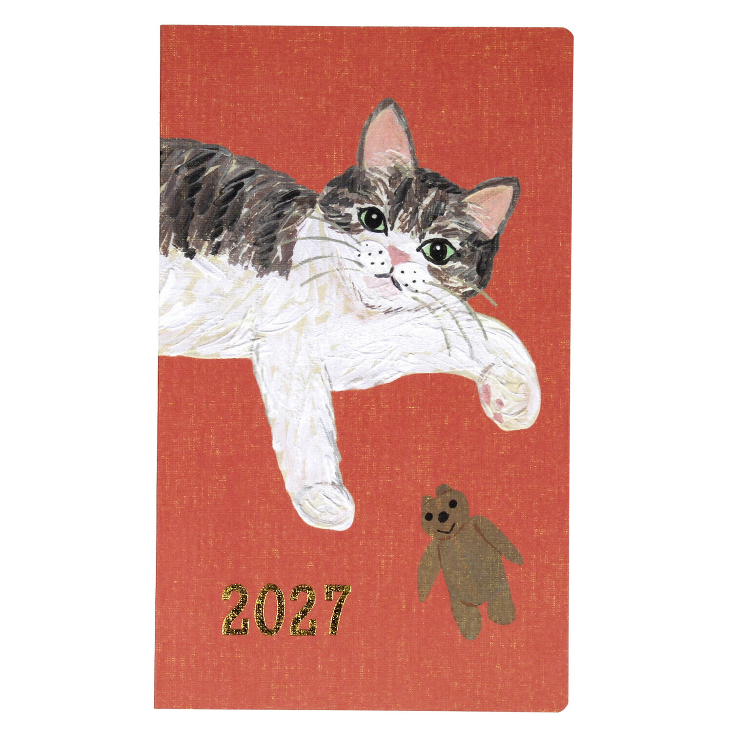 袖山嘉穗子 貓咪 2027月計劃手帳 B6｜日本Greeting Life
