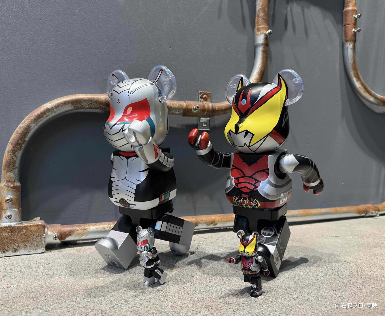 🎏Pre-Order🎏Bearbrick 400% 100% 仮面ライダーキバ キバフォーム 月騎/ Super 1