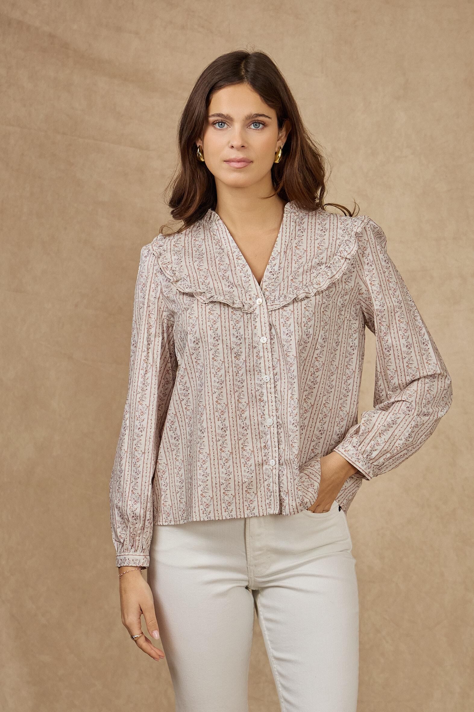 1LC0913-100 [LOVIE&CO] Viktor 女裝襯衫 #ZS8006-VIKTOR (EU)