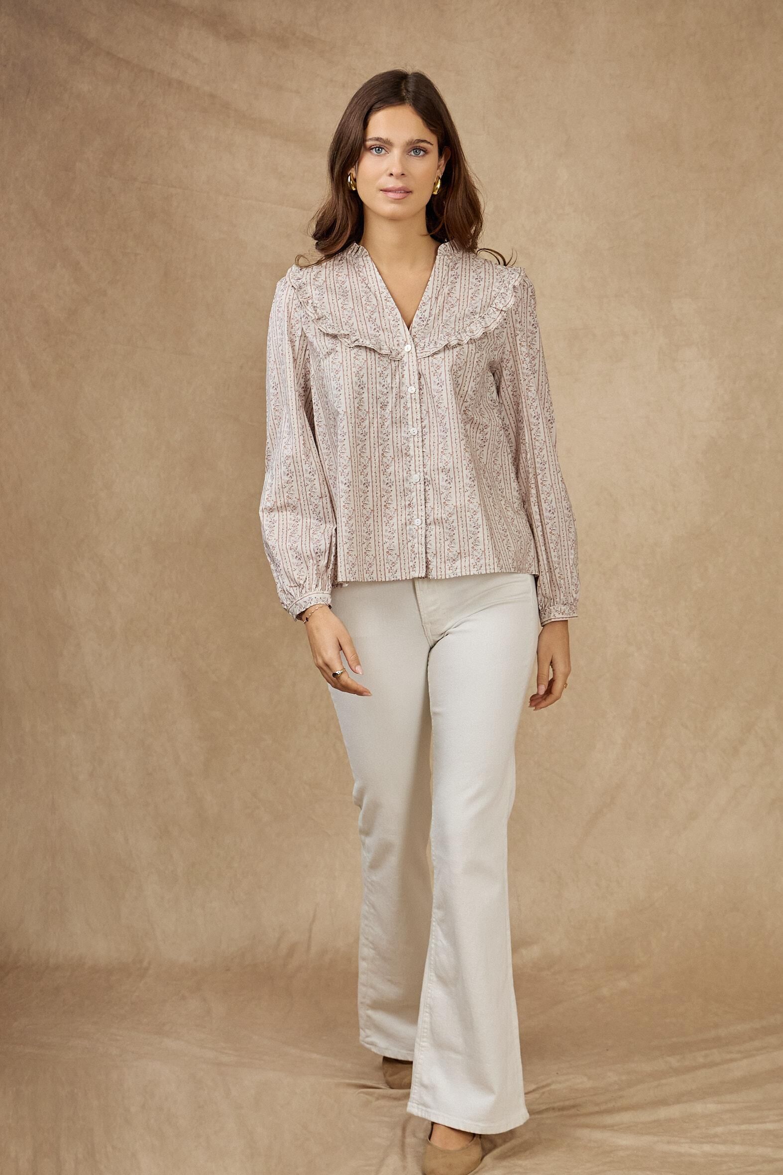 1LC0913-100 [LOVIE&CO] Viktor 女裝襯衫 #ZS8006-VIKTOR (EU)