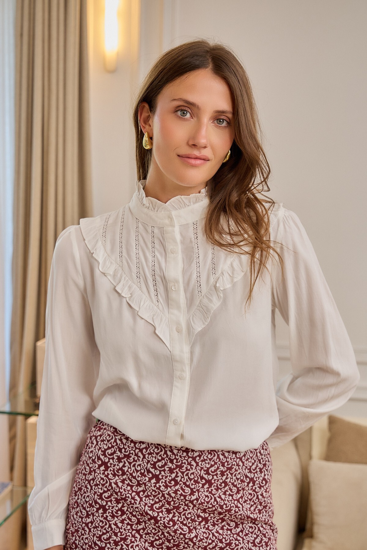 1LC0913-157 [LOVIE&CO] Lya 女裝襯衫 #5205T-LYA (EU)