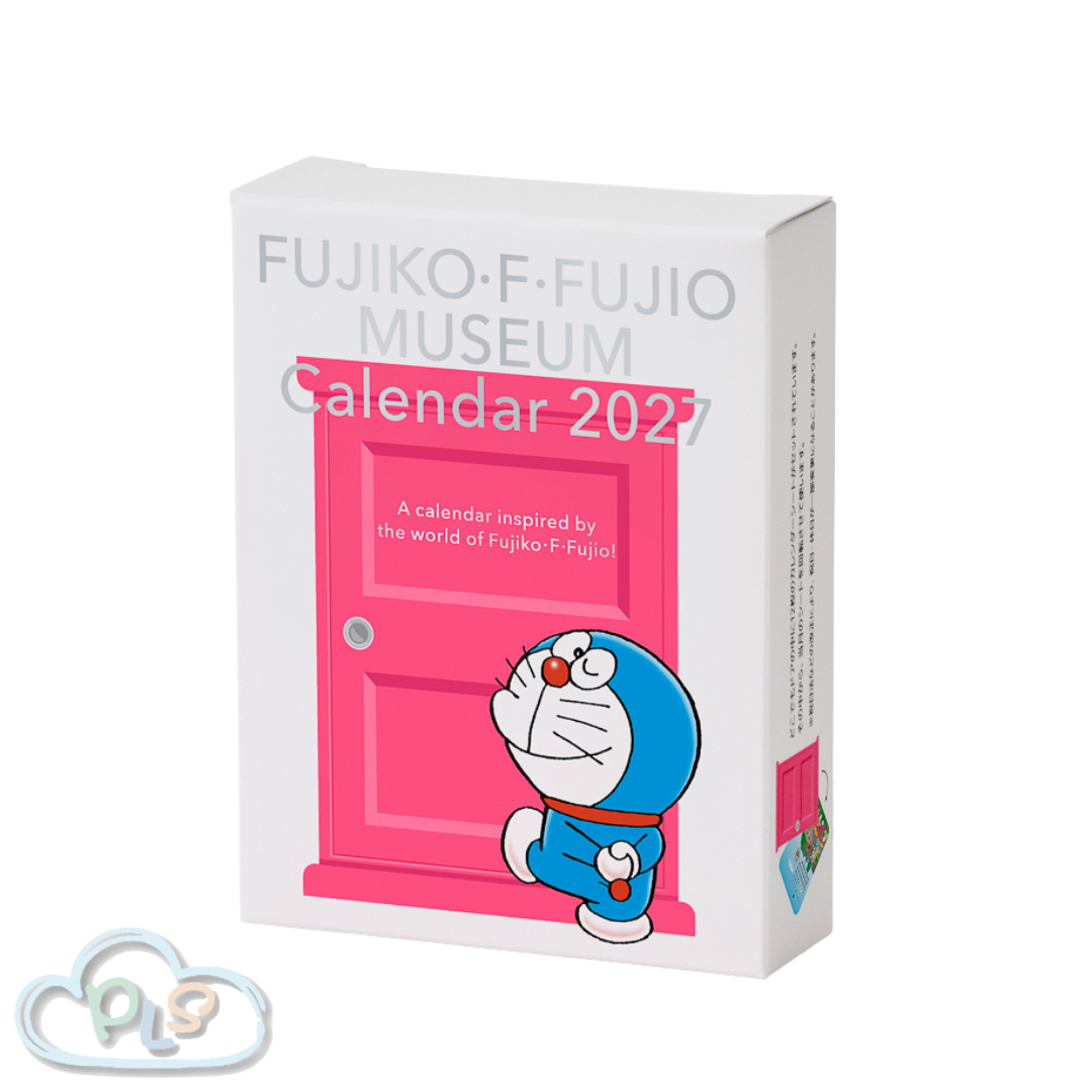 2027 Desk Calendar Doraemon Fujiko F. Fujio Museum Multicolor #71048-1