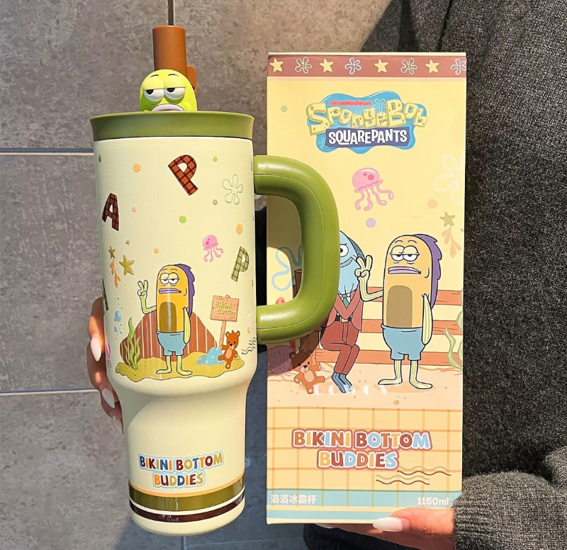SPONGEBOB 海綿寶寶 比奇堡路人魚洛洛冰霸杯 1150mL