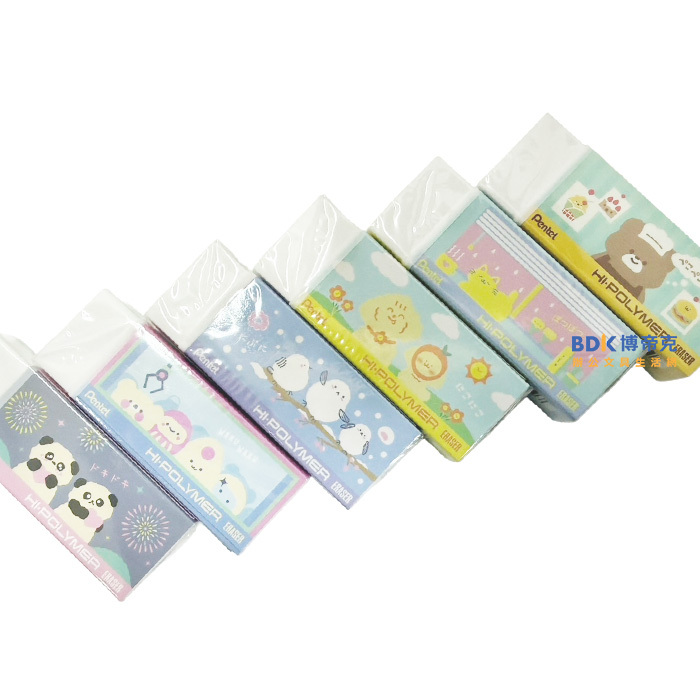 Pentel 飛龍文具 Kawaii 9th HI-POLYMER 標準型塑膠擦 ZEH-10KW 限定版