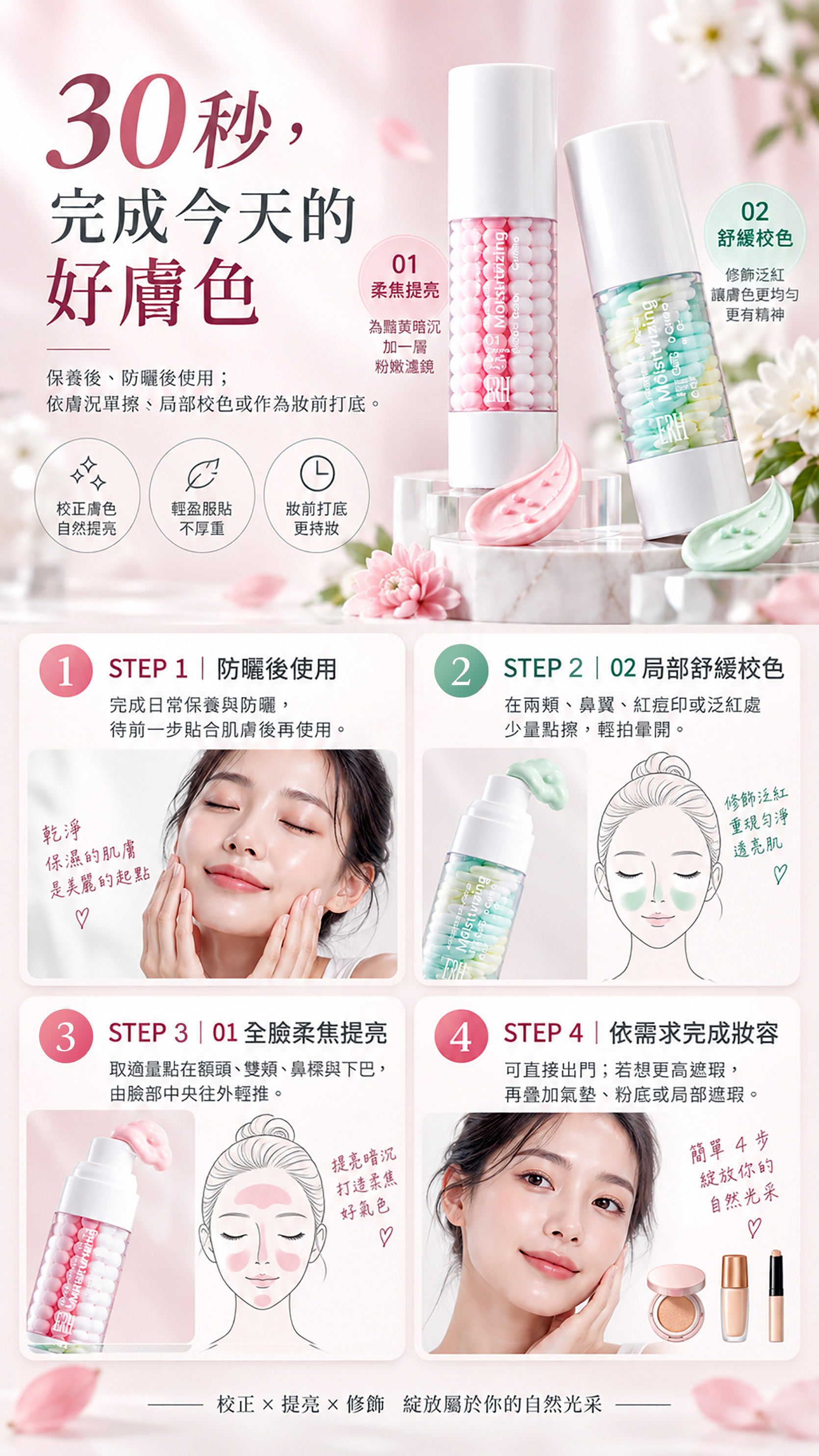 棉花糖保濕素顏霜