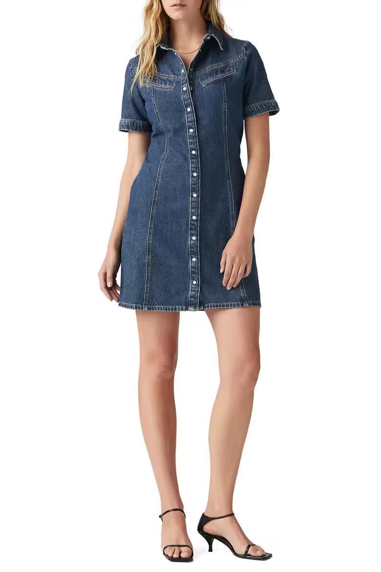 【預購】LEVIS N091151 女裝牛仔連身裙 (深藍色)