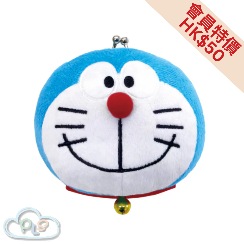 現貨 I’m Doraemon Gamaguchi FACE 錢包 森本產業 #10040