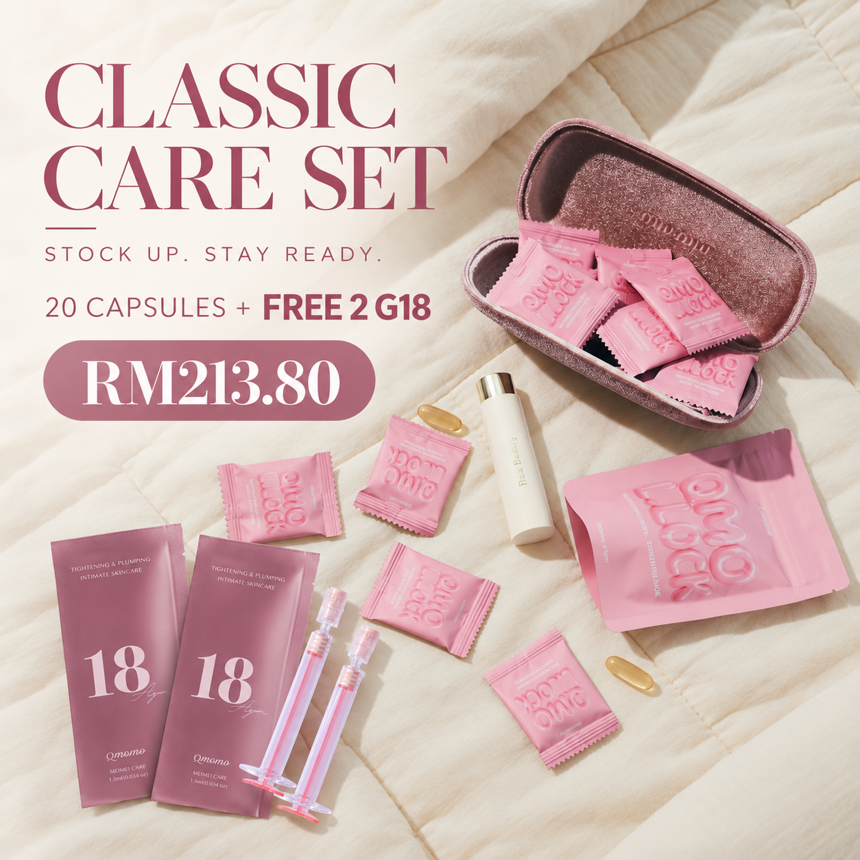 [-55%] 《Tight & Wet Classic》20x Capsules + FREE 2x G18 Ampoules