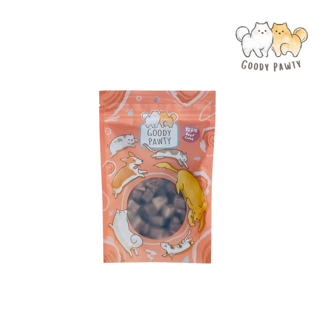 Goody Pawty 熟食凍乾 骰子牛