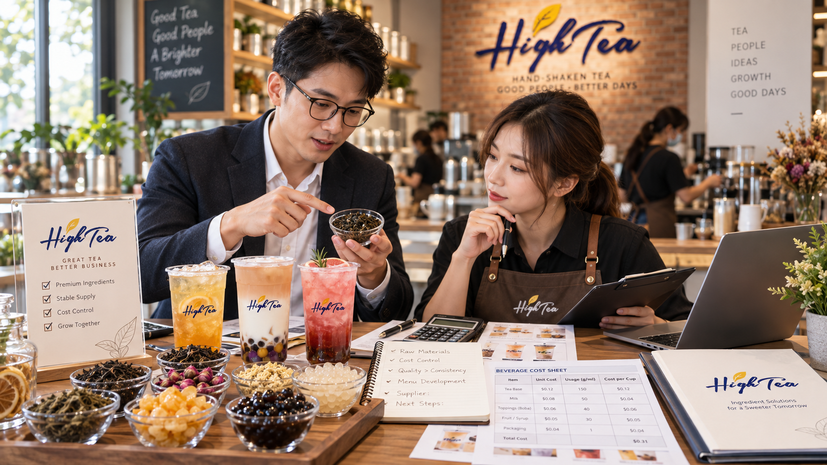 手搖飲店主與餐飲採購經理的B2B原物料評估與成本控管