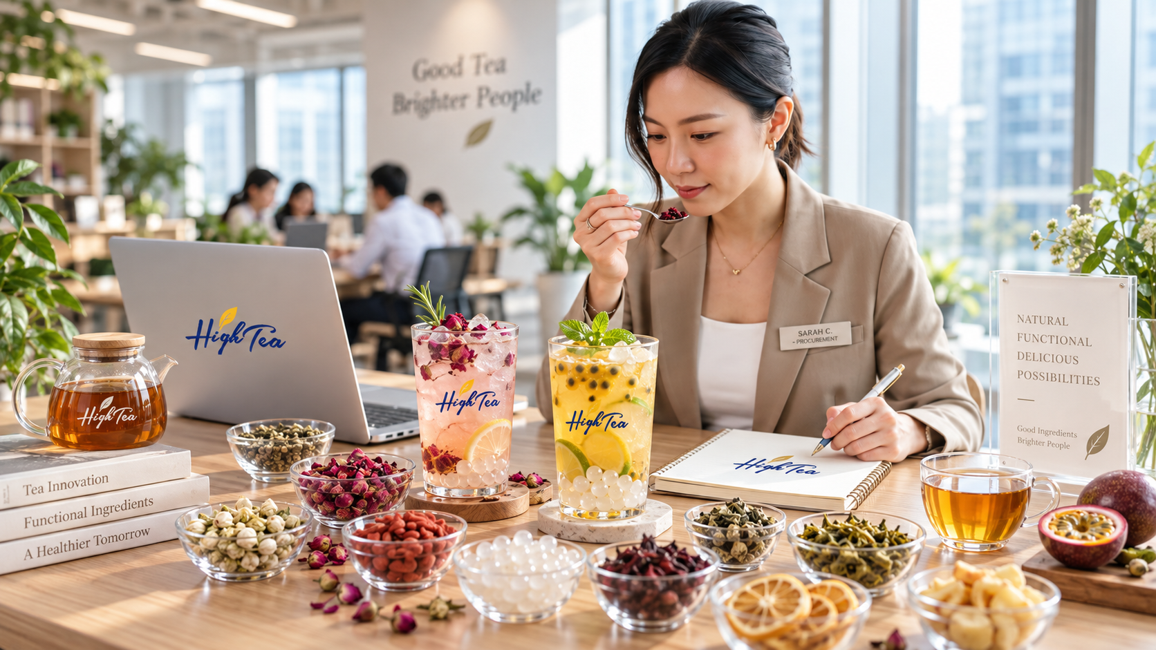 兼具天然機能性與視覺美感的手搖飲創新配料