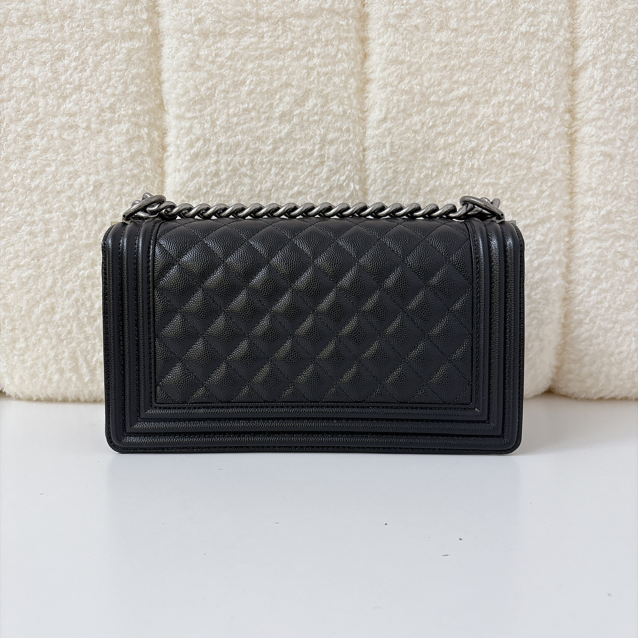 Chanel Boy Handbag - Black / SHW