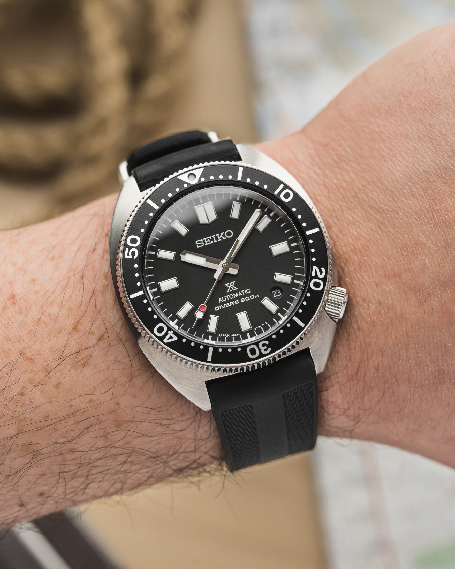 Seiko 精工 Prospex Automatic Divers Men's Watch Seiko Prospex Turtle Seiko Prospex SPB317J1 超薄海龜 1968 復刻版 6R35 機芯 41毫米 自動上鍊 200米 潛水錶