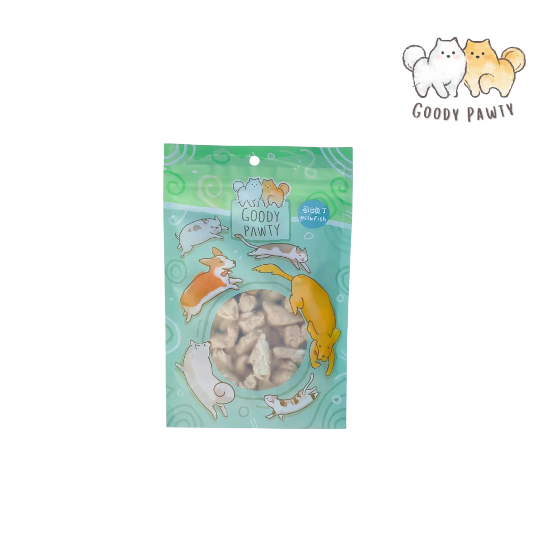 Goody Pawty 熟成凍乾 虱目魚丁