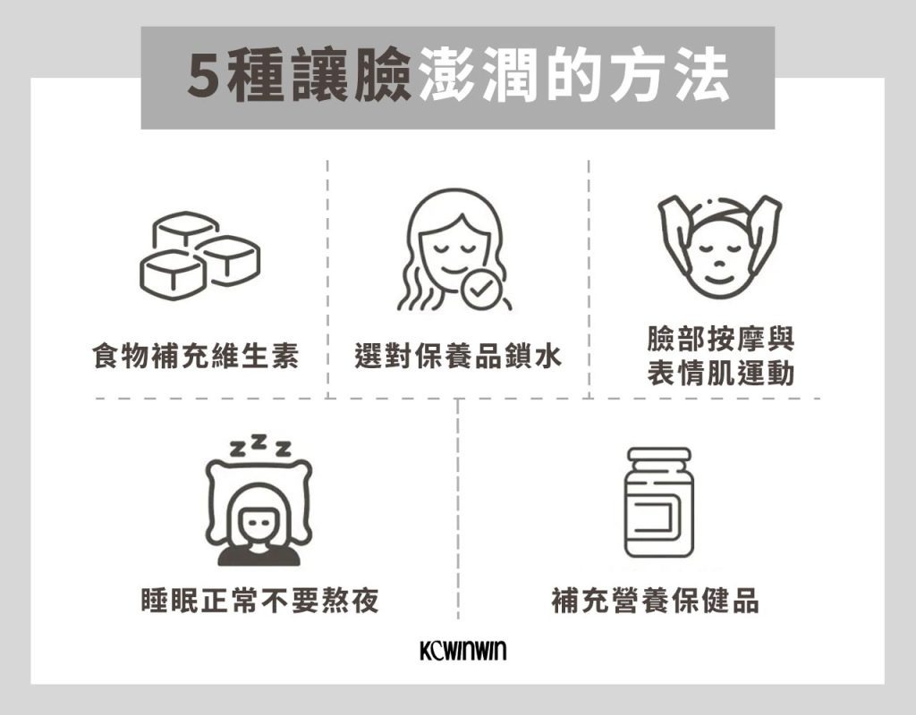 5種讓臉澎潤的方法