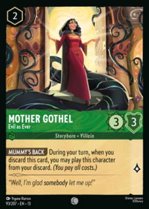 Attack of the Vine! - 93/207 Mother Gothel - Evil as Ever C