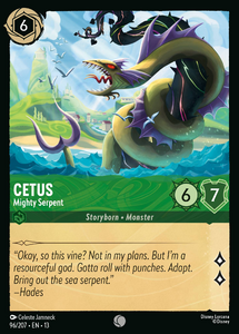 Attack of the Vine! - 96/207 Cetus - Mighty Serpent C