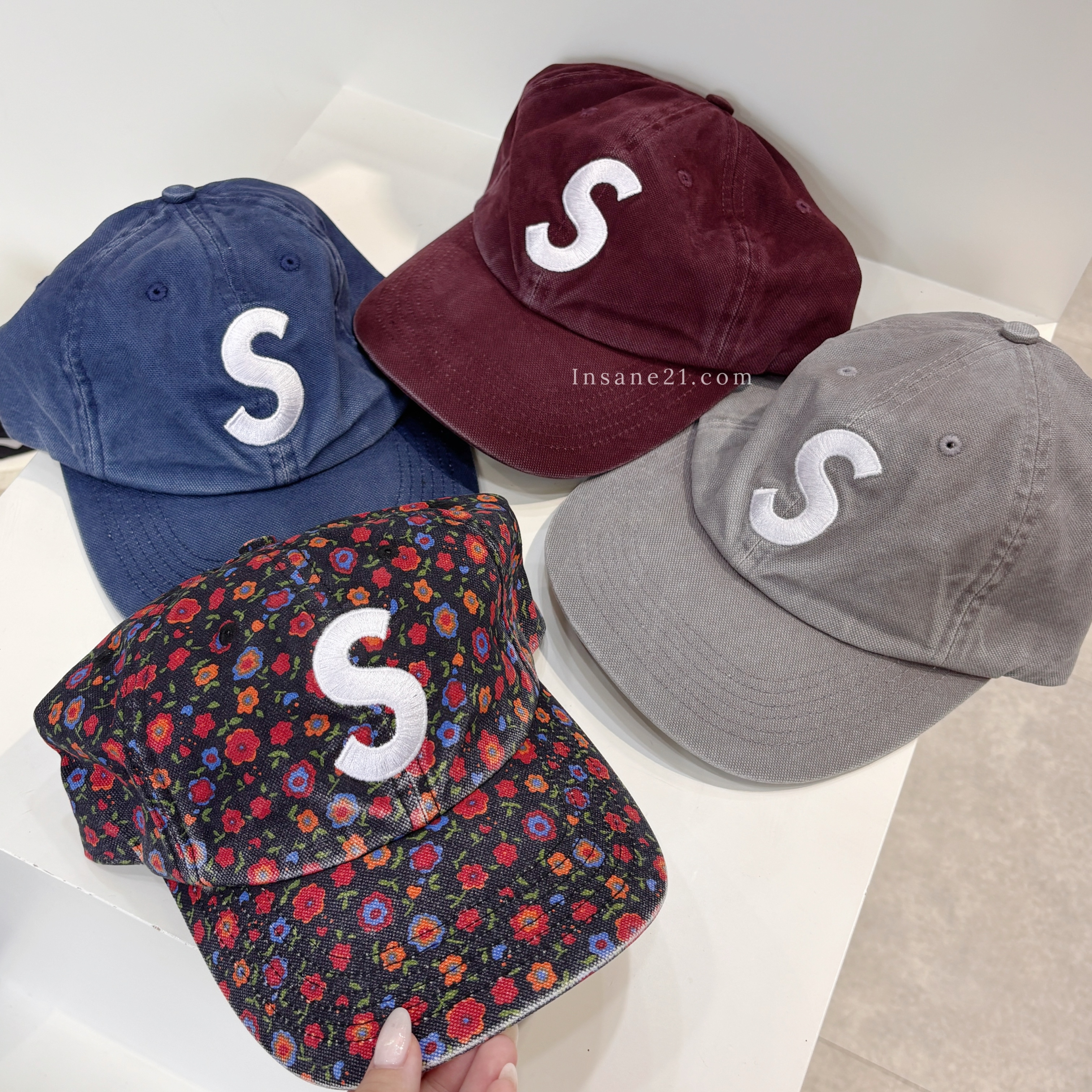 SUPREME 26FW 水洗老帽 帽子 大S LOGO 日本代購 潮牌