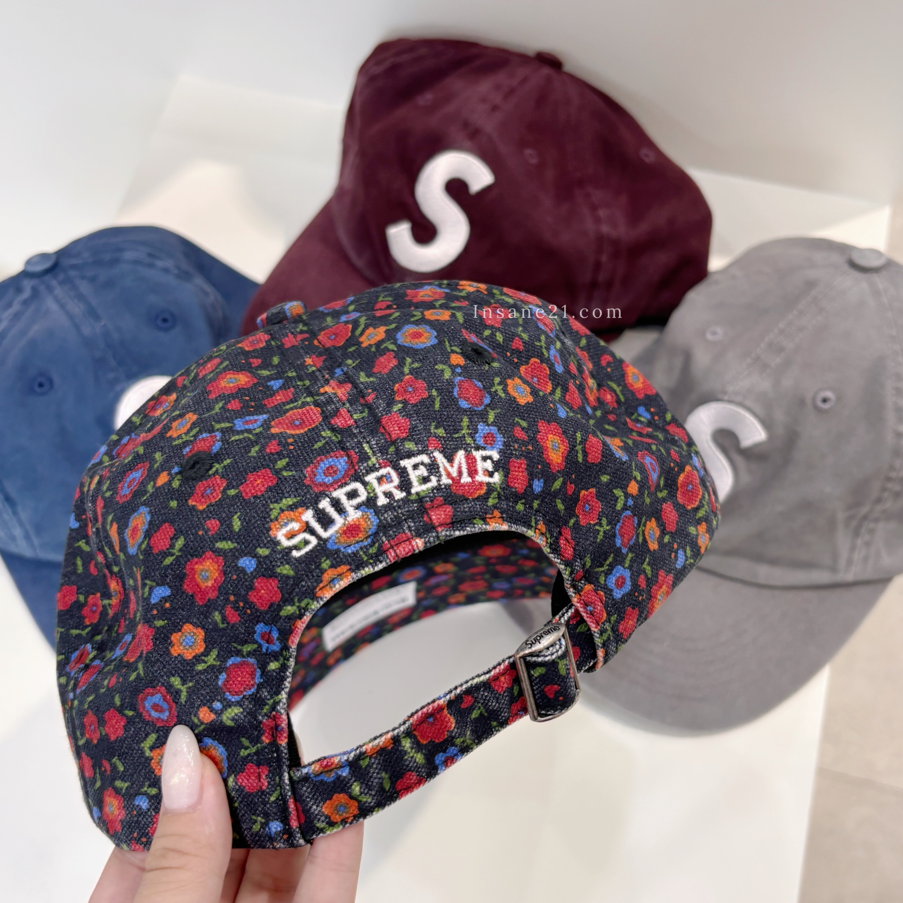 SUPREME 26FW 水洗老帽 帽子 大S LOGO 日本代購 潮牌