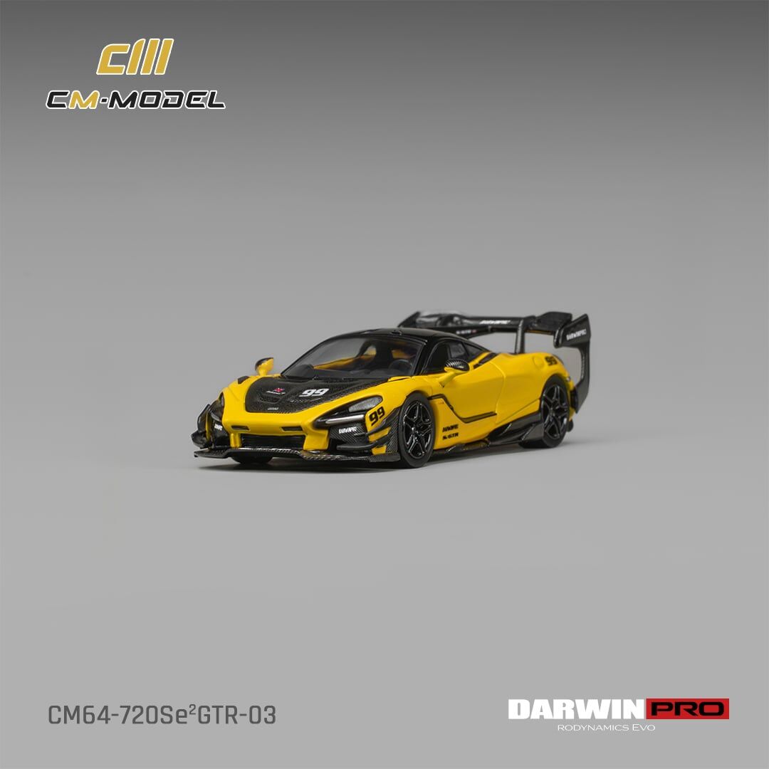預訂 :1/64 CM Model DarwinPRO 720Se²GTR Pearl Yellow #99 (CM64-720SeGTR-03)