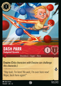 Attack of the Vine! - 114/207 Dash Parr - Dodgeball Dynamo C
