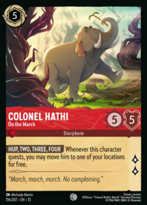 Attack of the Vine! - 116/207 Colonel Hathi - On the March C