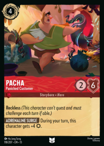 Attack of the Vine! - 118/207 Pacha - Panicked Customer UC