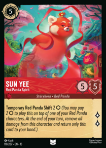 Attack of the Vine! - 119/207 Sun Yee - Red Panda Spirit UC