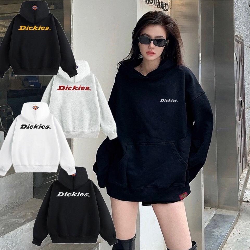 『預購商品』Dickies 美式重磅連帽 萬針立體刺繡落肩長袖帽t DKU263MKJ477-DK