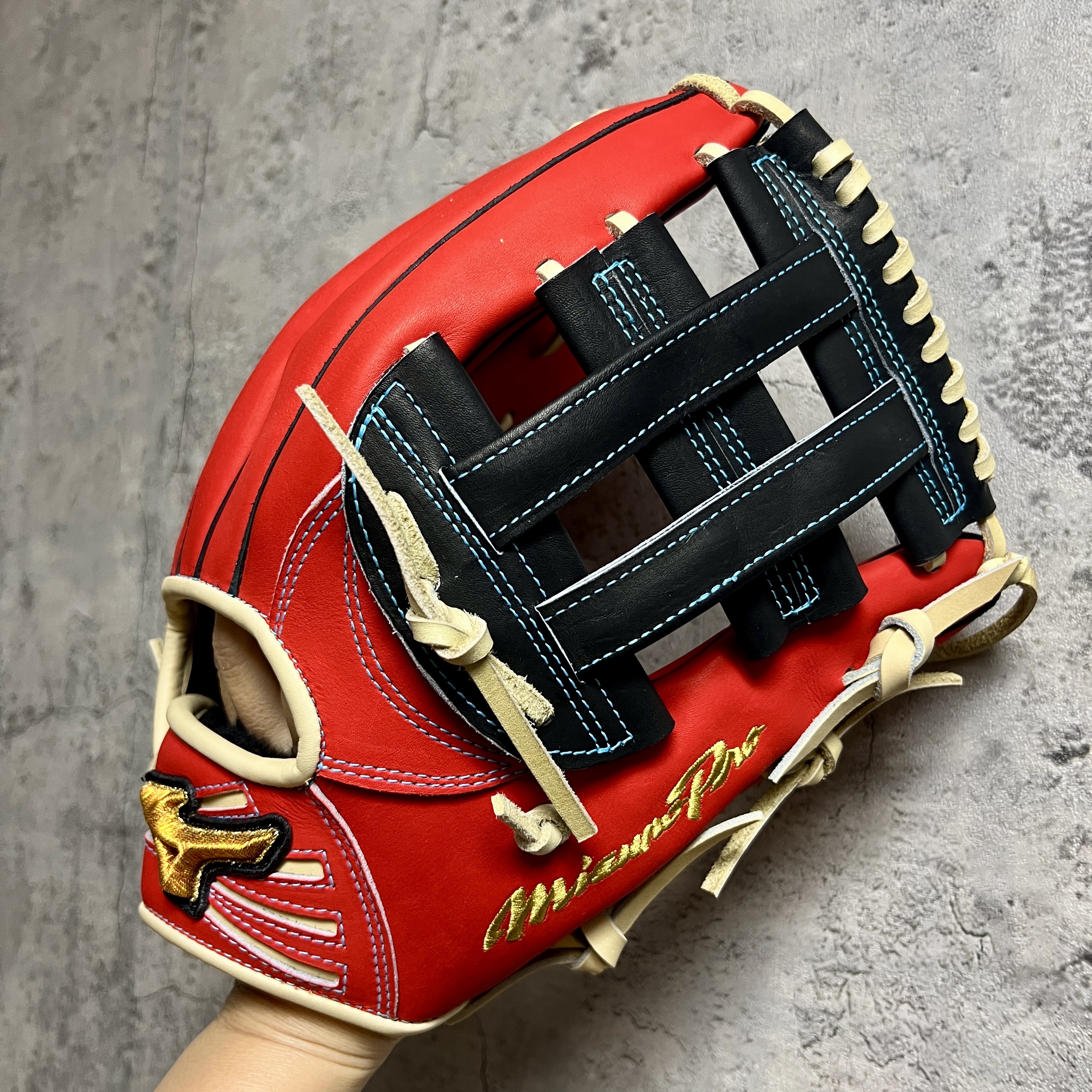【照片分享】MIZUNO mizuno pro 硬式内野 1AJGH74250 長岡 秀樹(東京ヤクルト)モデル内野手型① +10mm