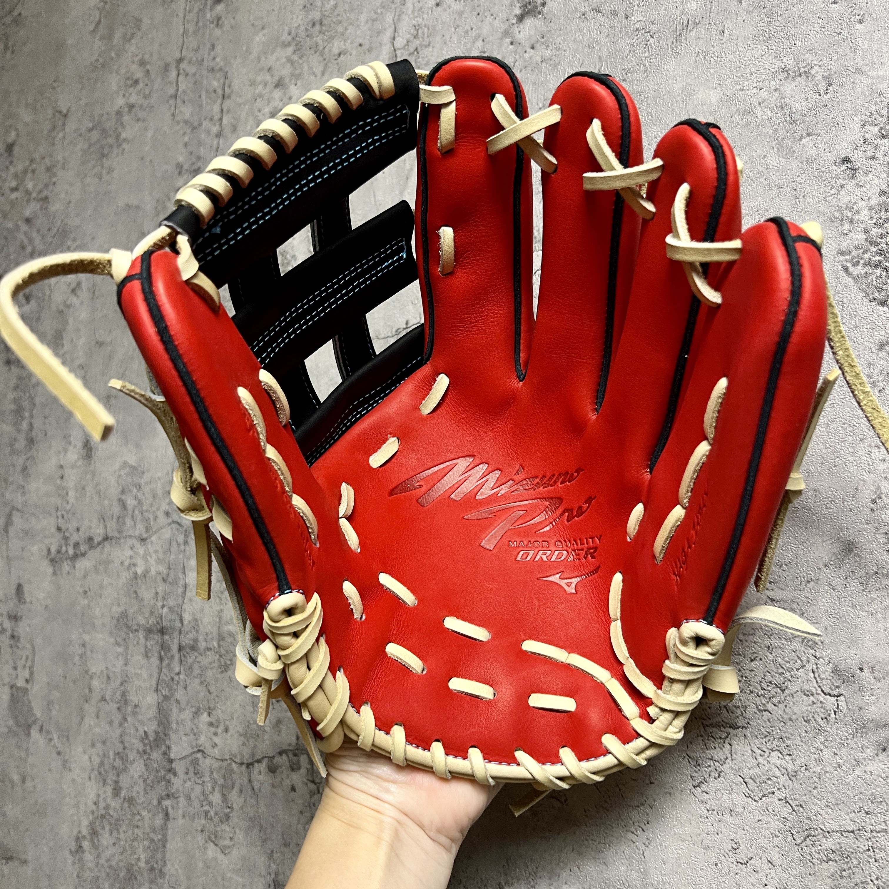 【照片分享】MIZUNO mizuno pro 硬式内野 1AJGH74250 長岡 秀樹(東京ヤクルト)モデル内野手型① +10mm