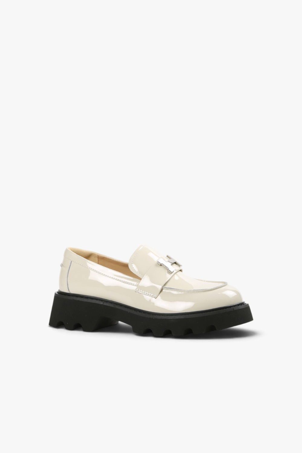 H Loafer 漆面厚底樂福鞋