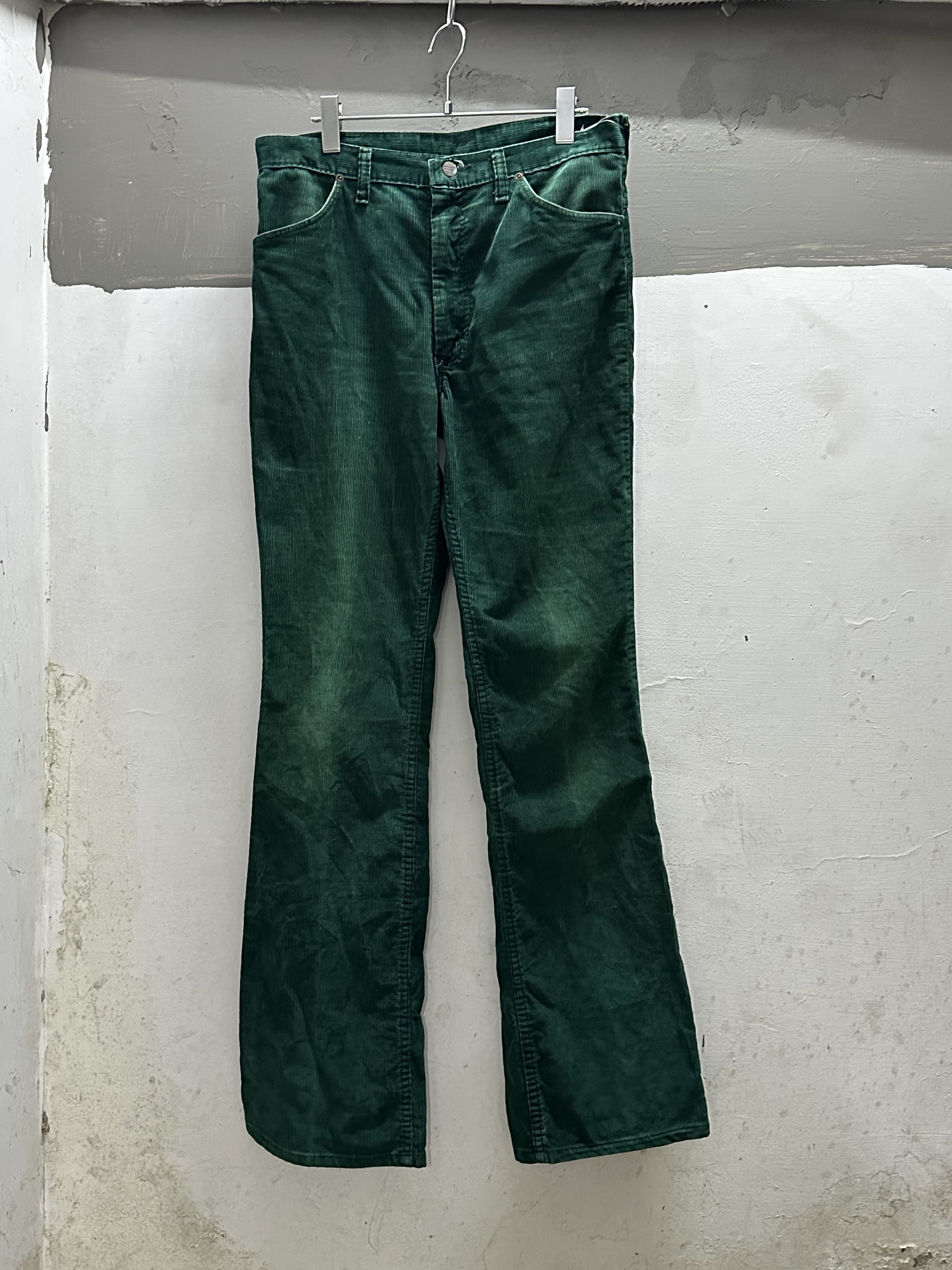 70’s Wrangler Green Corduroy Bootcut Pant