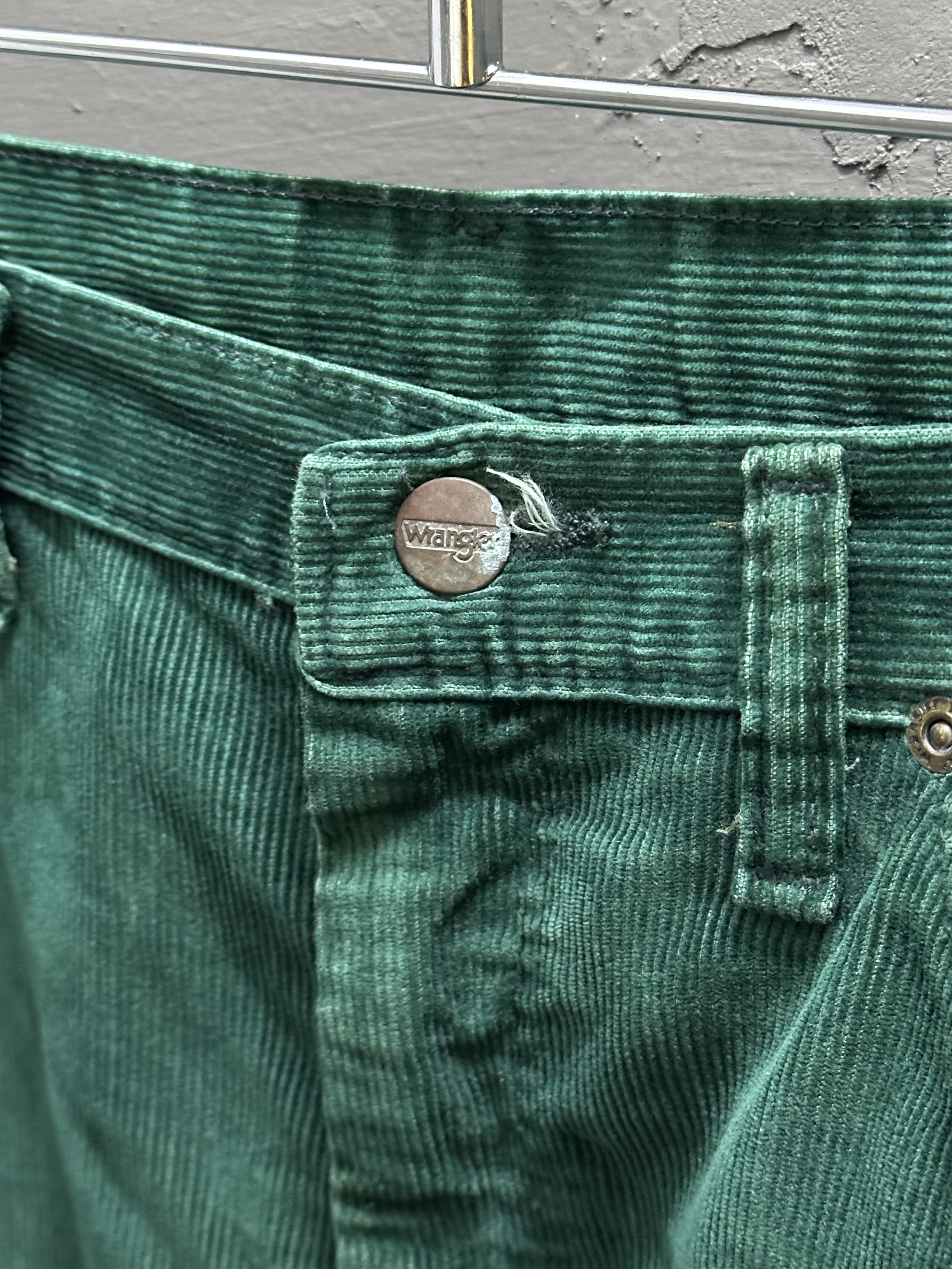 70’s Wrangler Green Corduroy Bootcut Pant