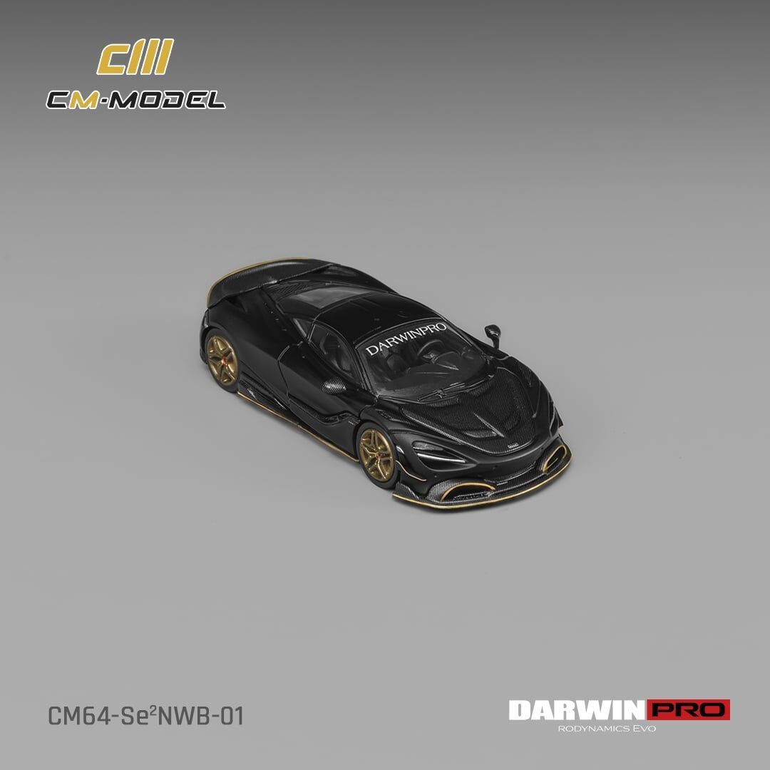預訂 :1/64 CM Model DarwinPRO 720SE²NWB Matt Black (CM64-SeNWB-01)