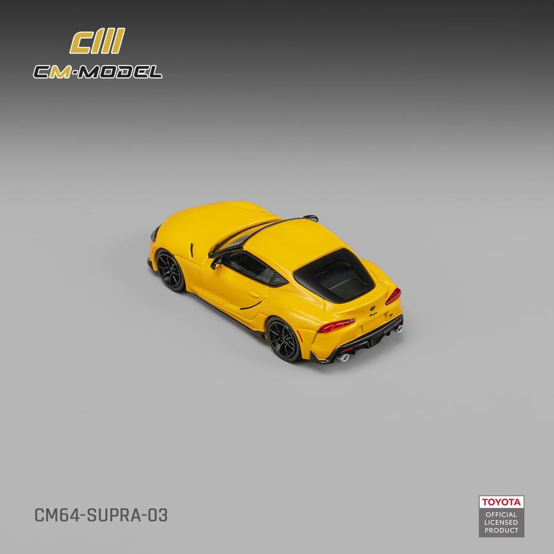 預訂 :1/64 CM Model Toyota GR Supra Nitro Yellow (CM64-SUPRA-03)