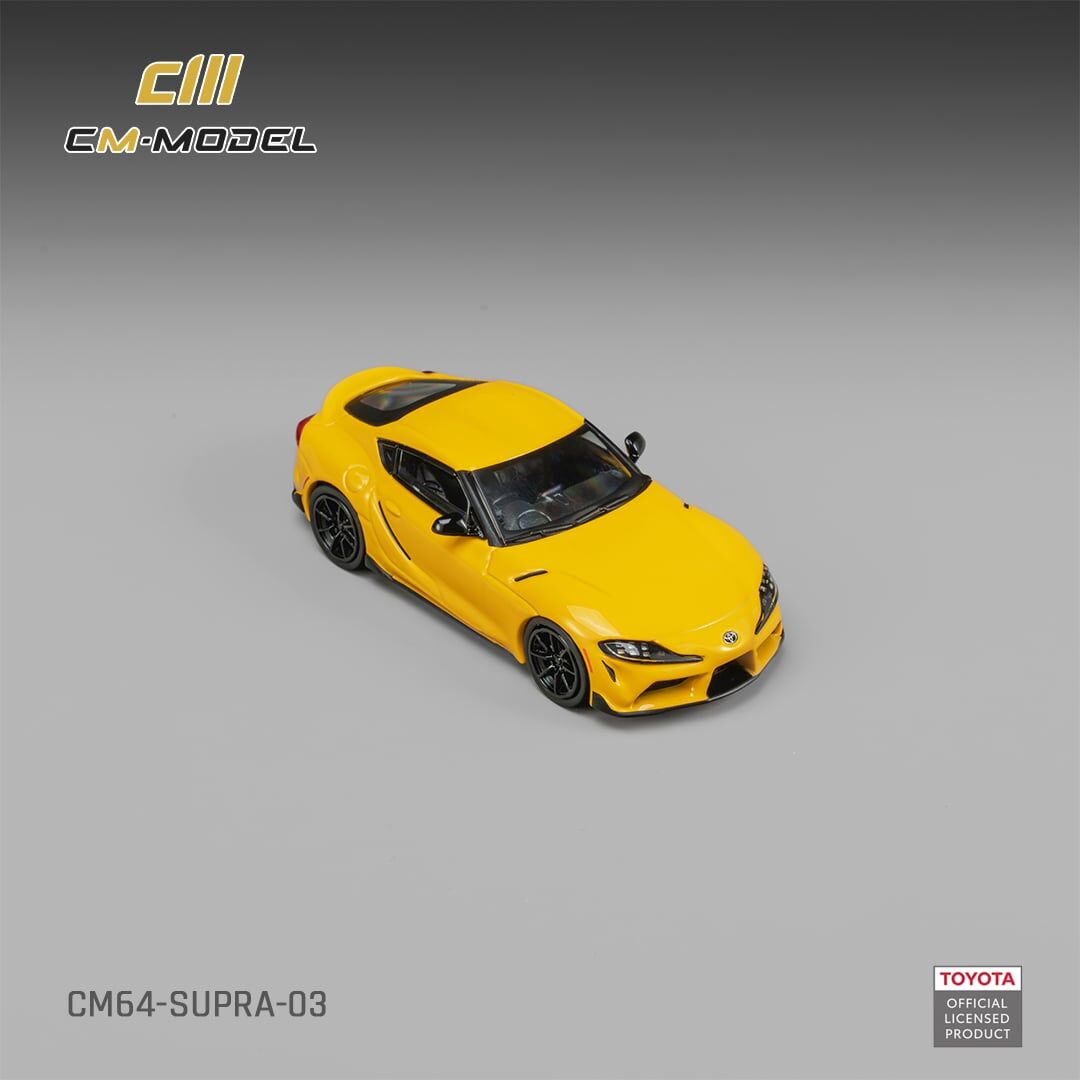 預訂 :1/64 CM Model Toyota GR Supra Nitro Yellow (CM64-SUPRA-03)