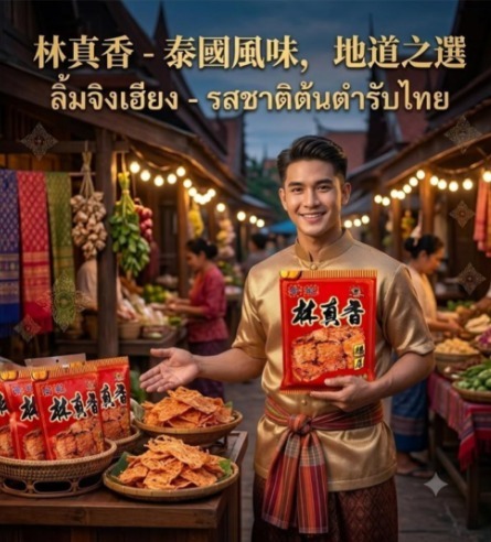 泰國🇹🇭老字號林真香炭燒風琴魷魚少辣(120g) (H269 PH536)