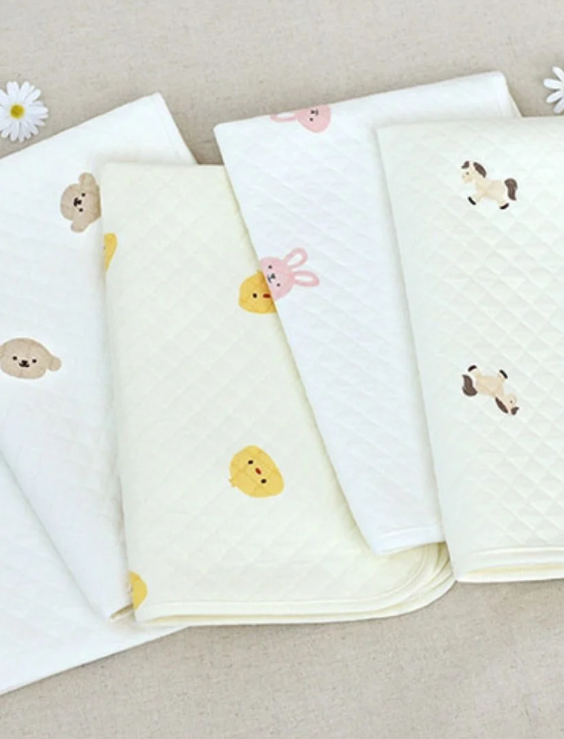 【Baby & I】Korea Premium Cotton Breathable Waterproof Pad [S/M] (6 Patterns)