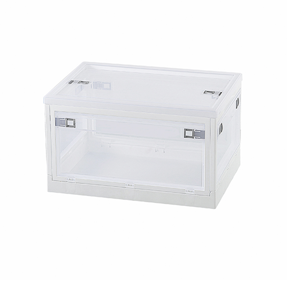客定商品 五開式收納箱50L-白色-20入