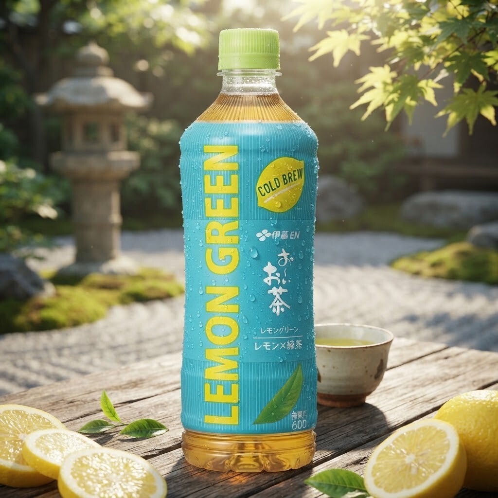 日本 伊藤園 檸檬綠茶 600ml