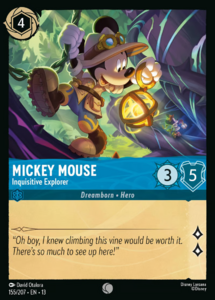 Attack of the Vine! - 155/207 Mickey Mouse - Inquisitive Explorer C