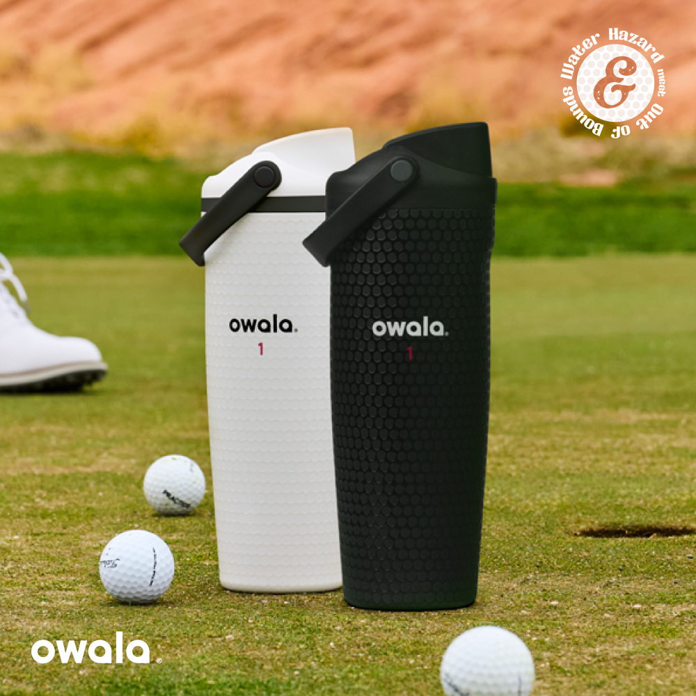 OWALA FREESIP SWAY 高爾夫球系列 提把 890ML 不鏽鋼 雙飲口 兩色